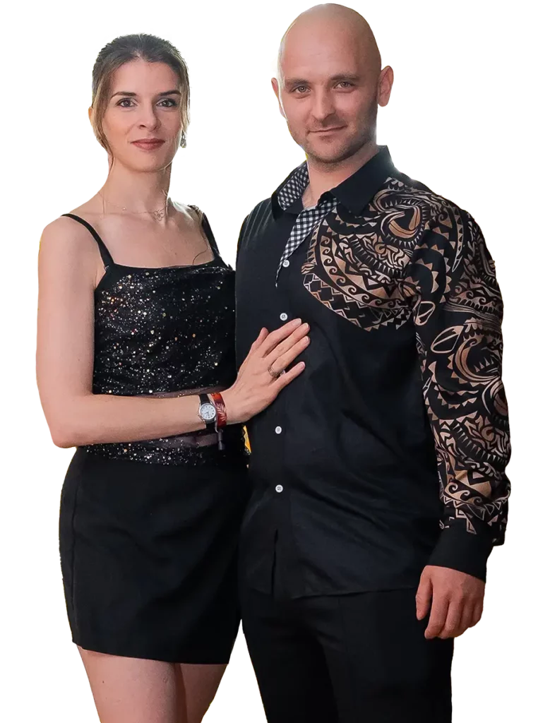 Mike et Gaelle, professeurs de Bachata sensuelle à Pau, association Sensualika Vibes