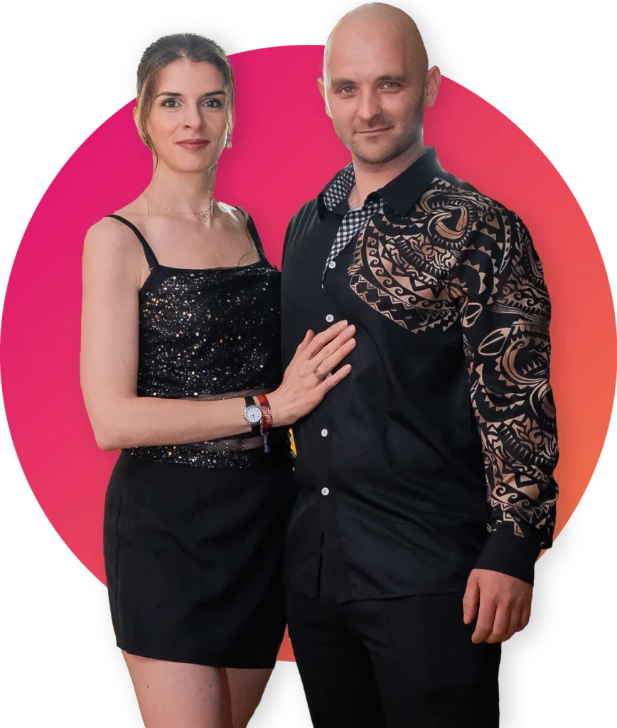 Mike et Gaelle, professeurs de Bachata sensuelle à Pau, association Sensualika Vibes